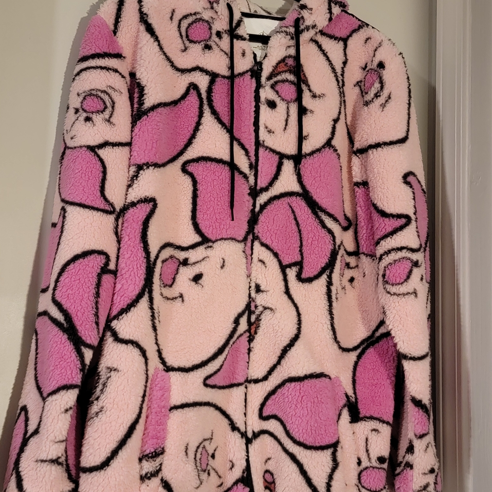 Disney Pink Cartoon Character  Puffer Jacket